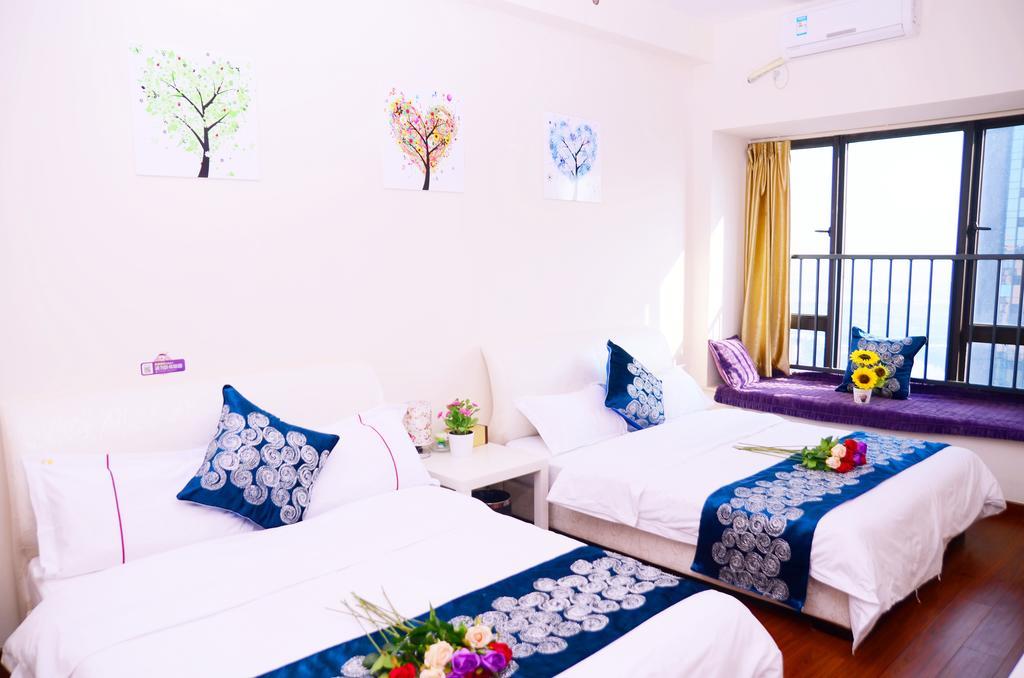 Guangzhou Hua Ji Apartment Pazhou Expo Branch Buitenkant foto