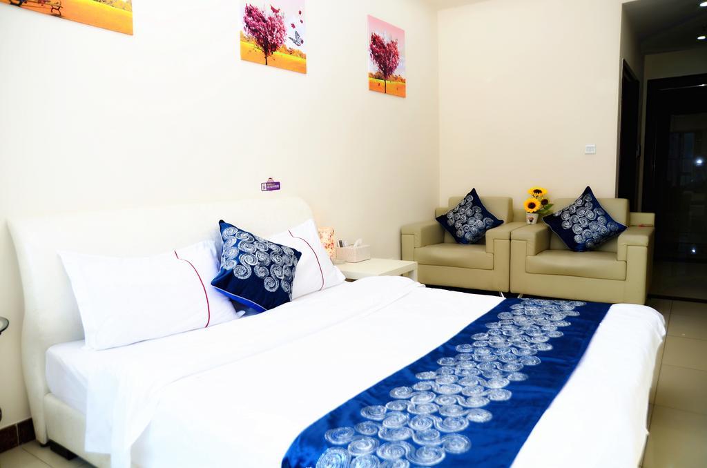 Guangzhou Hua Ji Apartment Pazhou Expo Branch Buitenkant foto
