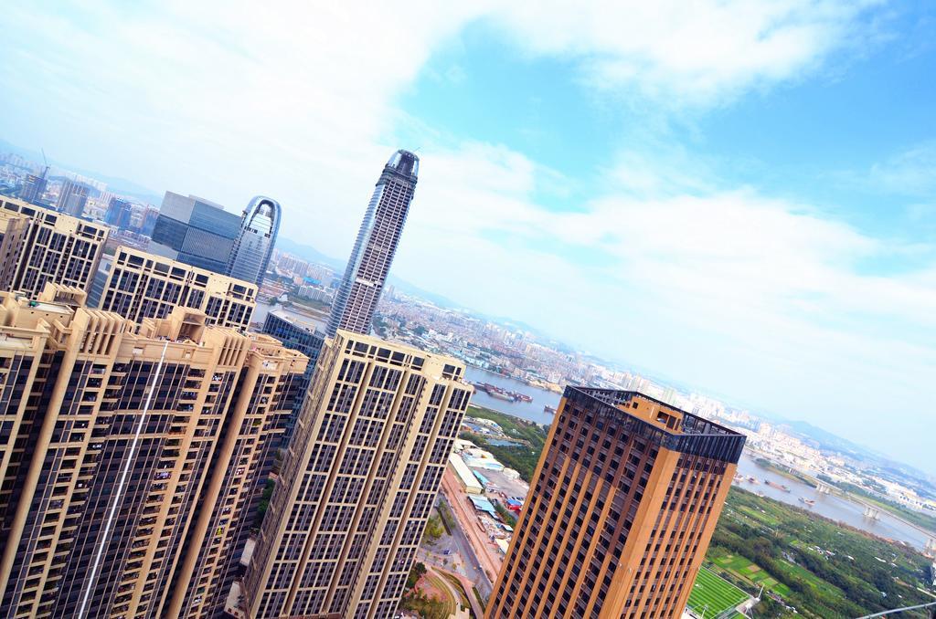 Guangzhou Hua Ji Apartment Pazhou Expo Branch Buitenkant foto