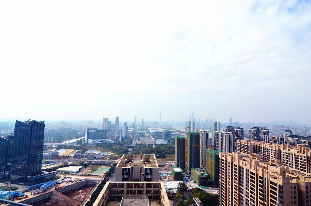 Guangzhou Hua Ji Apartment Pazhou Expo Branch Buitenkant foto