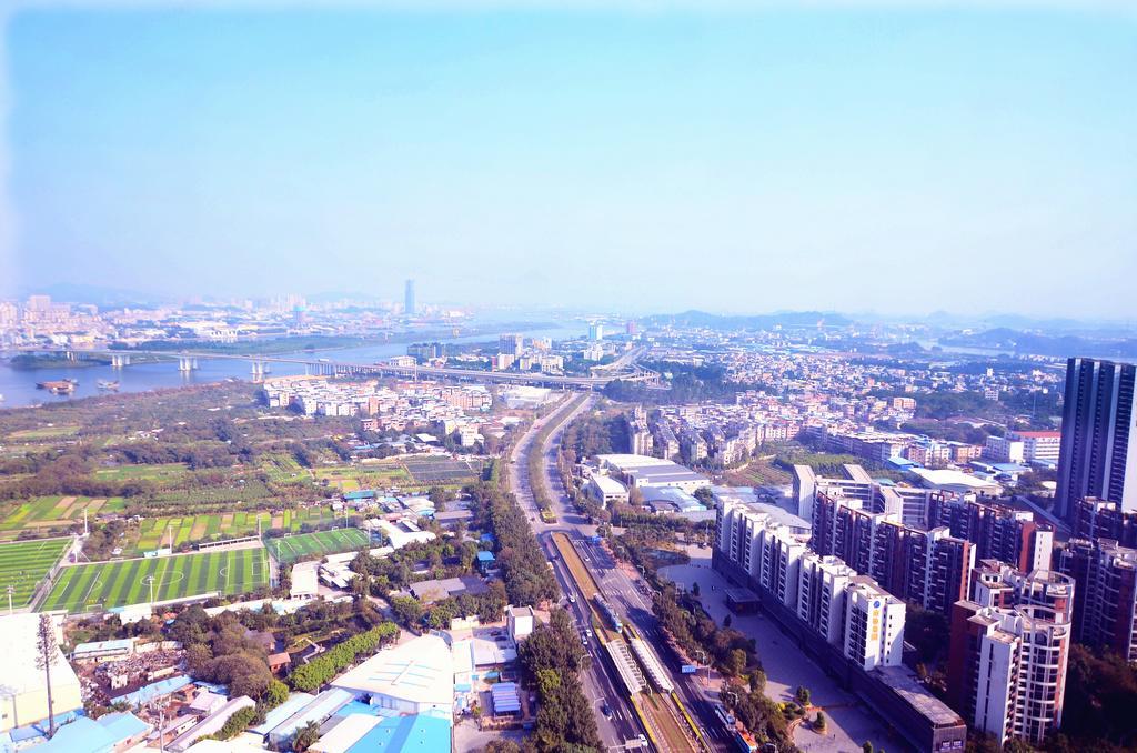 Guangzhou Hua Ji Apartment Pazhou Expo Branch Buitenkant foto
