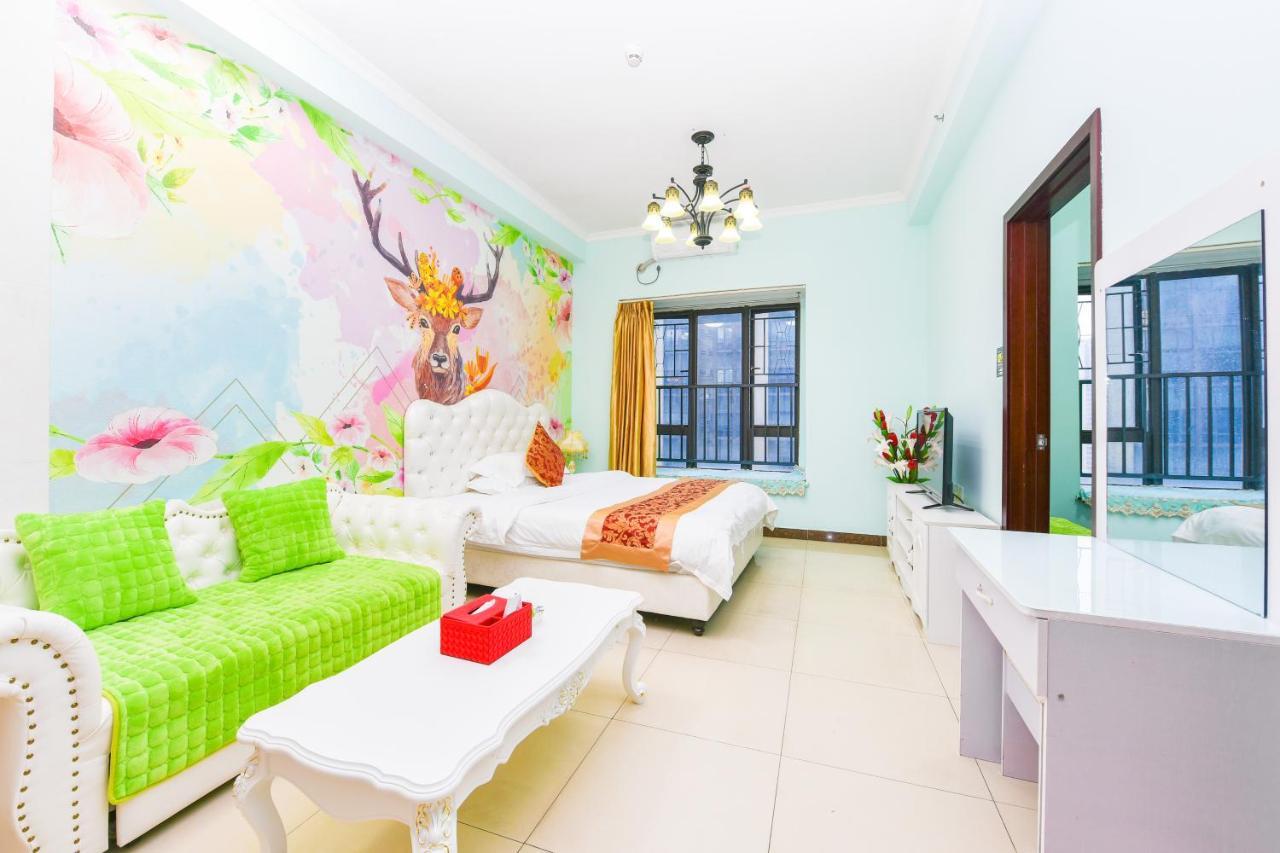Guangzhou Hua Ji Apartment Pazhou Expo Branch Buitenkant foto
