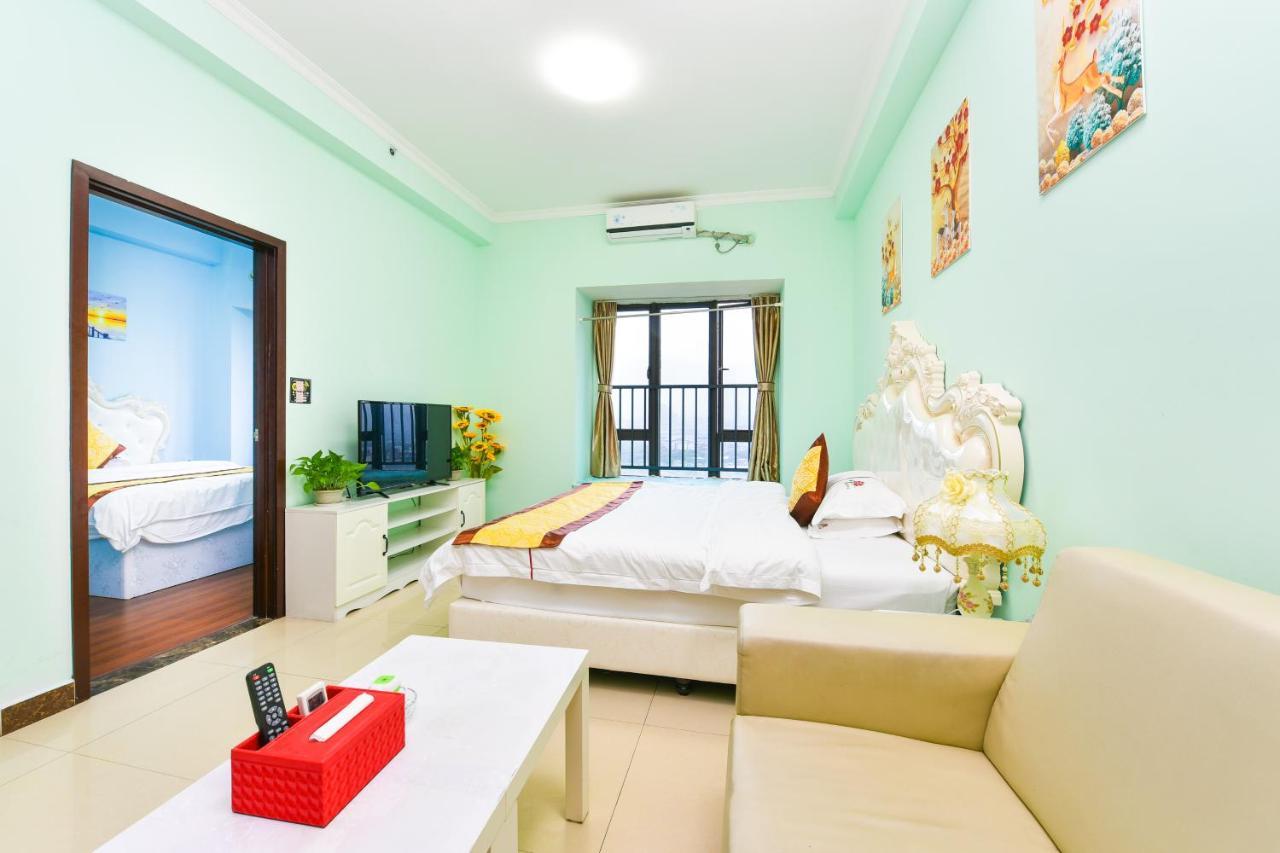 Guangzhou Hua Ji Apartment Pazhou Expo Branch Buitenkant foto